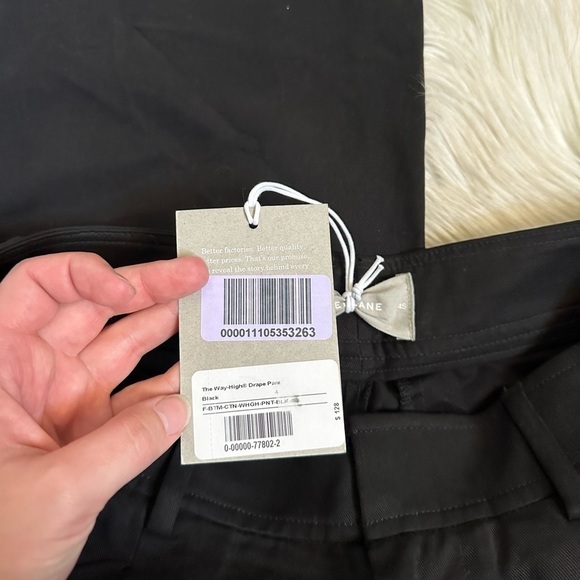 EVERLANE The Way High Drape Pant In Black - Picture 7 of 7